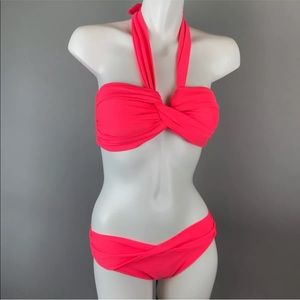 seafolly bikini pink